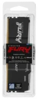 Память DDR5 32Gb 5200MHz Kingston KF552C40BBA-32 Fury Beast Black RGB RTL Gaming PC5-41600 CL40 DIMM 288-pin 1.25В dual rank с радиатором Ret
