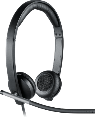 Наушники с микрофоном Logitech H650E черный 1.1м накладные оголовье (981-000519)