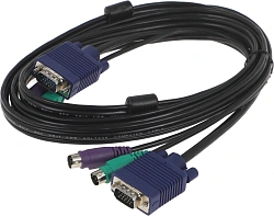 Кабель D-Link DKVM-CB/A4A 1.8м черный