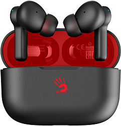 Гарнитура внутриканальные A4Tech Bloody M30 черный/красный беспроводные bluetooth в ушной раковине (M30 (BLACK+RED))