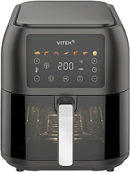 Аэрогриль Vitek VT-AF8001 8л 1700Вт темно-серый/черный