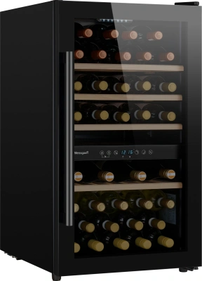 Винный шкаф Weissgauff WWC-49 DB DualZone 1-нокамерн. черный