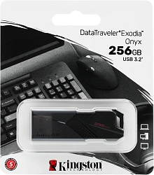 Флеш Диск Kingston 256Gb DataTraveler Exodia Onyx DTXON/256GB USB3.2 черный