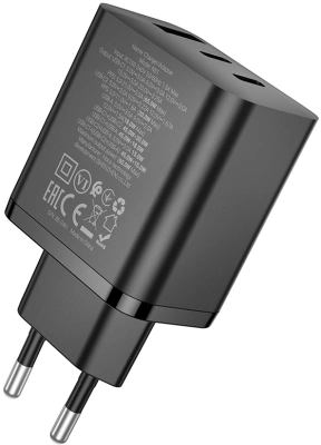 Сетевое зар./устр. Hoco Scenery PD65W 65W 3A (PD) USB/2xUSB Type-C универсальное черный (41098)