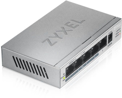 Коммутатор Zyxel GS1005HP GS1005HP-EU0101F 5G 4PoE 4PoE+ 60W неуправляемый