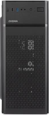 Корпус Digma DCC-MD301 черный без БП ATX 1x80mm 4x120mm 1xUSB2.0 1xUSB3.0 audio