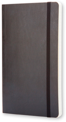 Блокнот Moleskine CLASSIC SOFT QP616 Large 130х210мм 192стр. линейка мягкая обложка черный