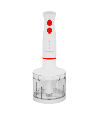 Блендер погружной Starwind SBP2242 500Вт белый/оранжевый