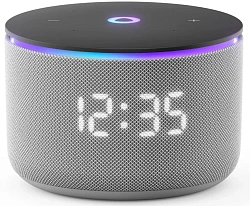 Умная колонка Yandex Станция Мини 3 Про Алиса серый 18W 2.0 BT/Wi-Fi (YNDX-00059GRY)