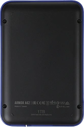 Жесткий диск Silicon Power USB3.0 1TB SP010TBPHD62SS3B Armor A62 2.5" синий