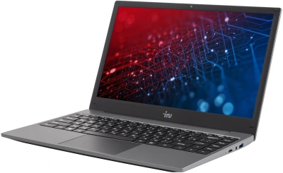 Ноутбук IRU Tactio 14ALH Core i3 1215U 8Gb SSD256Gb Intel UHD Graphics 14" IPS FHD (1920x1080) Windows 11 Pro Multi Language 64 grey WiFi BT Cam 4000mAh (2059058)
