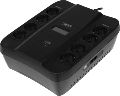 Источник бесперебойного питания Powercom Spider SPD-750U LCD 450Вт 750ВА черный
