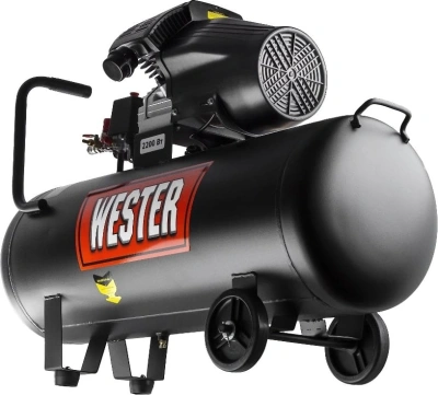 Компрессор поршневой Wester WK2200/100PRO масляный 330л/мин 100л 2200Вт