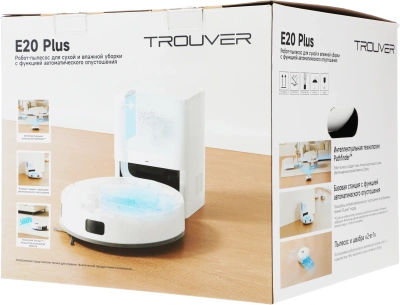 Пылесос-робот Trouver E20 Plus 75Вт белый