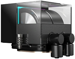 Система водяного охлаждения PcCooler DS360 Pro Digital Soc-AM5/AM4/1200/1700/1851 черный 4-pin Al LCD 310W Ret (D7-S360WBKN-GL)