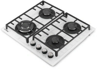 Газовая варочная поверхность Hyundai HHG 6438 WG белый