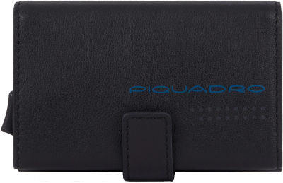 Чехол для кредитных карт Piquadro Urban PP5649UB00R/NGR черный/серый натур.кожа