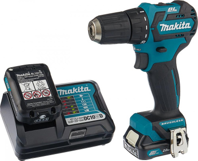 Дрель-шуруповерт Makita DF332DWAE аккум. патрон:быстрозажимной (кейс в комплекте)
