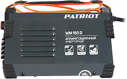 Сварочный аппарат Patriot WM160D инвертор ММА 6.8кВт