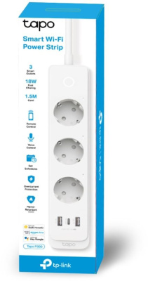 Сетевой фильтр TP-Link Tapo P300 белый