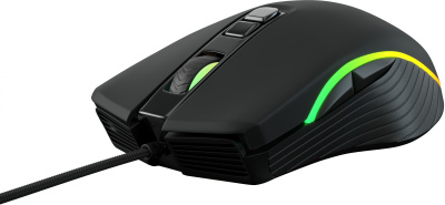 Мышь Оклик 708G MYSTERY черный оптическая 3200dpi USB 7but (1196437)