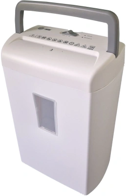 Шредер Cactus CS-SH-C3 белый (секр.P-4) фрагменты 8лист. 13лтр. скрепки скобы пл.карты