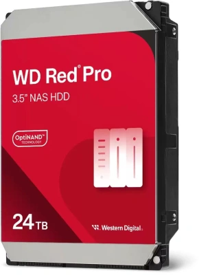 Жесткий диск WD SATA-III 24TB WD240KFGX Red Pro (7200rpm) 512Mb 3.5"