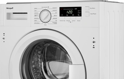Стиральная машина Weissgauff WMI 6147 Inverter Steam класс:A+++ загрузка до 7кг отжим:1400об/мин белый инвертер
