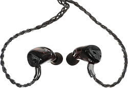 Наушники внутриканальные Fiio FA19 1.2м черный проводные в ушной раковине