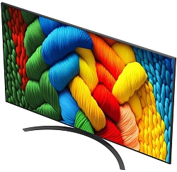 Телевизор LED LG 86" 86NANO81A6A.ARUG черный 4K Ultra HD 60Hz DVB-T DVB-T2 DVB-C DVB-S DVB-S2 USB WiFi Smart TV