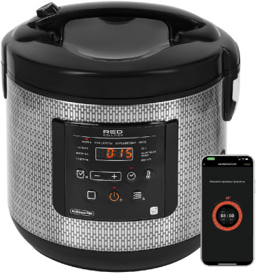 Мультиварка Red Solution RMC-M227S 5л 860Вт черный/серый