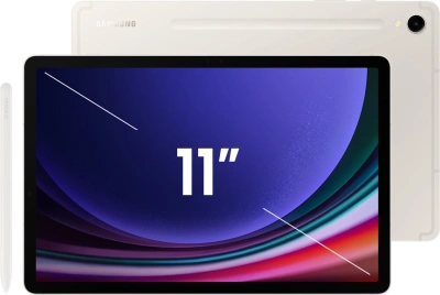 Планшет Samsung Galaxy Tab S9 SM-X716B 8 Gen 2 (3.36) 8C RAM12Gb ROM256Gb 11" AMOLED 2X 2560x1600 5G 1Sim Android 13 бежевый 13Mpix 12Mpix BT WiFi microSD 1Tb 8400mAh