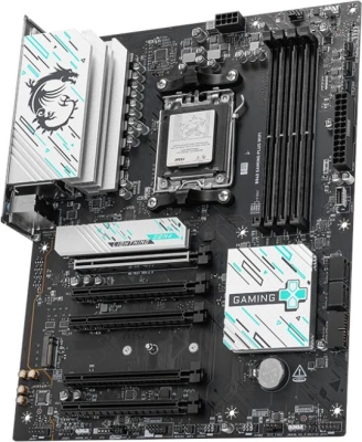 Материнская плата MSI B840 GAMING PLUS WIFI  SocketAM5 AMD B840 4xDDR5 ATX AC`97 8ch(7.1) 2.5Gg RAID+HDMI
