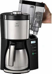 Кофеварка капельная Melitta Look V Therm Timer Black Filter 1000Вт черный/нержавеющая сталь