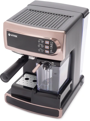 Кофеварка рожковая Vitek VT-1517 GD 1238Вт золотистый