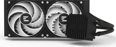 Система водяного охлаждения Zalman Alpha2 A24 ARGB Soc-AM5/AM4/1200/1700/1851 черный 4-pin 29.7dB Al+Cu LCD 320W 2000gr Ret (ALPHA2 A24 BLACK)