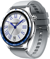 Смарт-часы Tecno Watch 4 1.43" AMOLED корп.серебристый (W04)