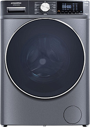 Стиральная машина Maunfeld MFWM1410SB02 класс: A+++ загр.фронтальная макс.:10кг темно-серебристый инвертор