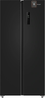 Холодильник Weissgauff WSBS 500 Inverter NoFrost Black 2-хкамерн. черный