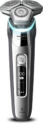 Бритва роторная Philips S9974/35 реж.эл.:3 питан.:аккум. серый