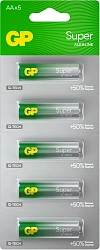 Батарея GP Super Alkaline 15AA21-2CRSC5 AA 2500mAh (5шт) блистер