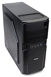 Корпус Zalman ZM-Z1 черный без БП ATX 2xUSB2.0 1xUSB3.0 audio bott PSU