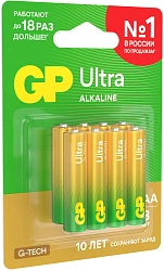 Батарея GP Ultra 24AUA21-2CRSBC8 AAA (8шт) блистер