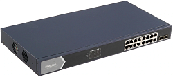 Коммутатор HiWatch DS-S1816GP 16x100Mb 1G неуправляемый