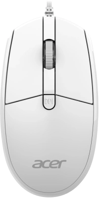 Клавиатура + мышь Acer OCC400 клав:белый мышь:белый USB (ZL.ACCCC.014)