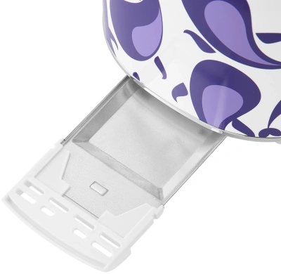 Тостер Kitfort КТ-6863 1080Вт белый/фиолетовый