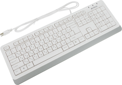 Клавиатура A4Tech Fstyler FK10 белый/серый USB (FK10 WHITE)