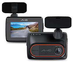 Видеорегистратор с радар-детектором Mio MiVue i157 GPS черный