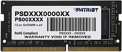 Память DDR4 32GB 3200MHz Patriot PSD432G32002S Signature RTL PC4-25600 CL22 SO-DIMM 260-pin 1.2В dual rank Ret