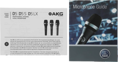 Микрофон проводной AKG D5 черный